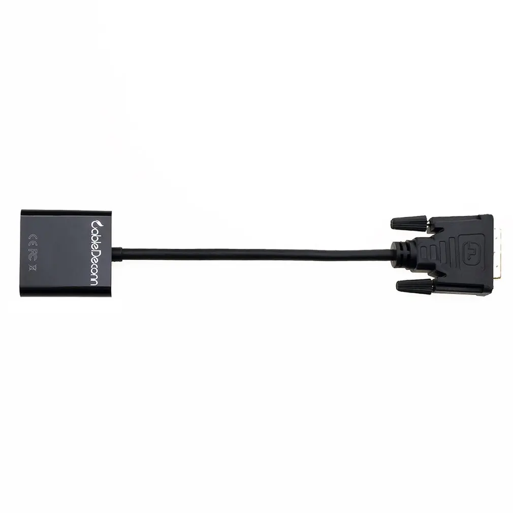 DVI-D VGA адаптер видео кабель конвертер DVI-D VGA активный 1080P для проектора ТВ ПК