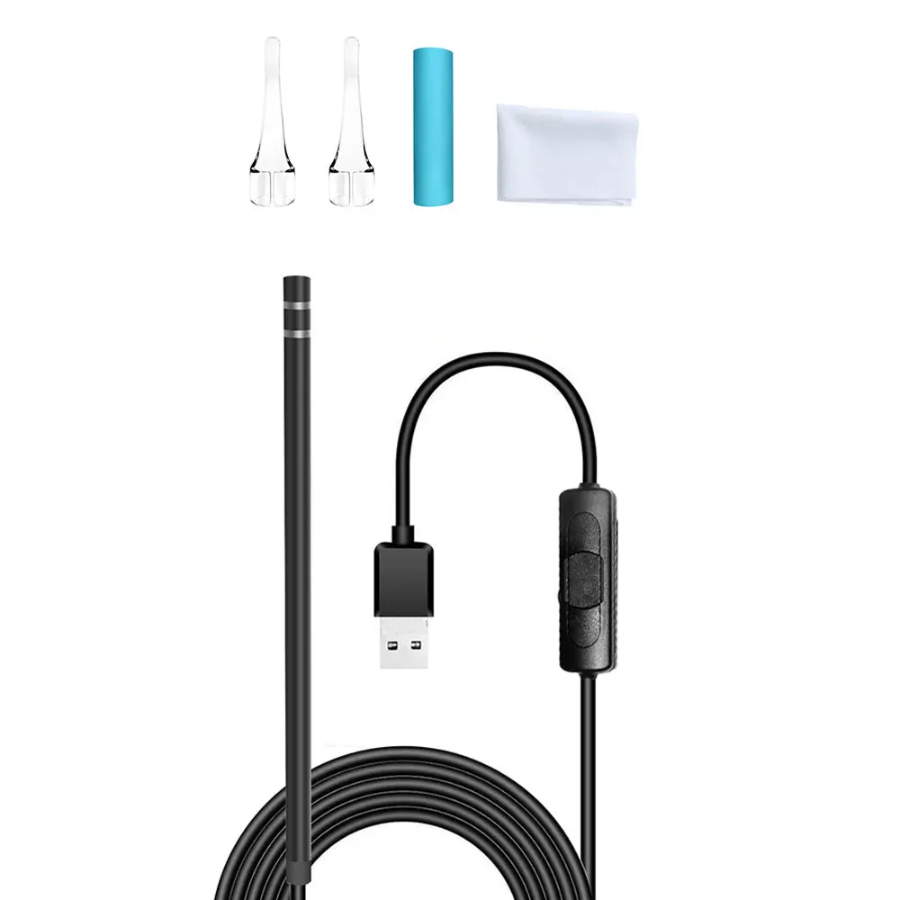 USB эндоскоп 1,3 mp WiFi инструмент для чистки ушей бороскоп практичные компьютеры эндоскоп для мобильных телефонов Прямая