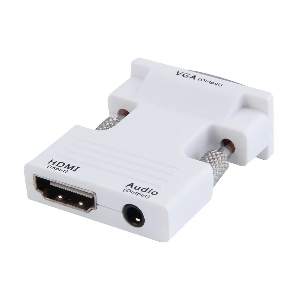 HDMI Женский к VGA штепсельный преобразователь, адаптер Поддержка 1080P выход сигнала новое поступление