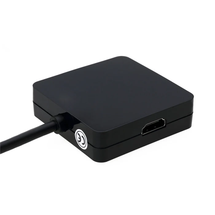 Горячий дисплей порт VGA HDMI DVI кабель 3 в 1 адаптер конвертер для компьютера проектор