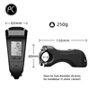 PCycling Bicycle Computer Bike Wired Stopwatch Bicycle Handlebar Bike Stem Riser Stopwatch Waterproof IPX6 Backlight English ► Photo 3/6