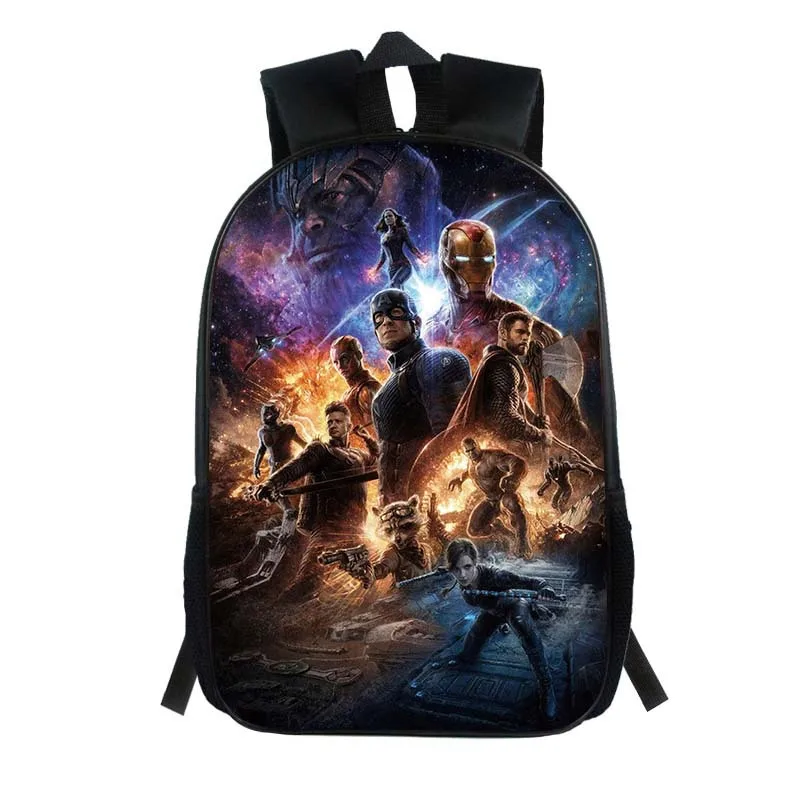 Школьный рюкзак для мальчиков, Мстители Marvel, эндгейм, 3D рюкзак, Детский рюкзак, школьная сумка, подростковые детские модные сумки для малышей - Цвет: 13