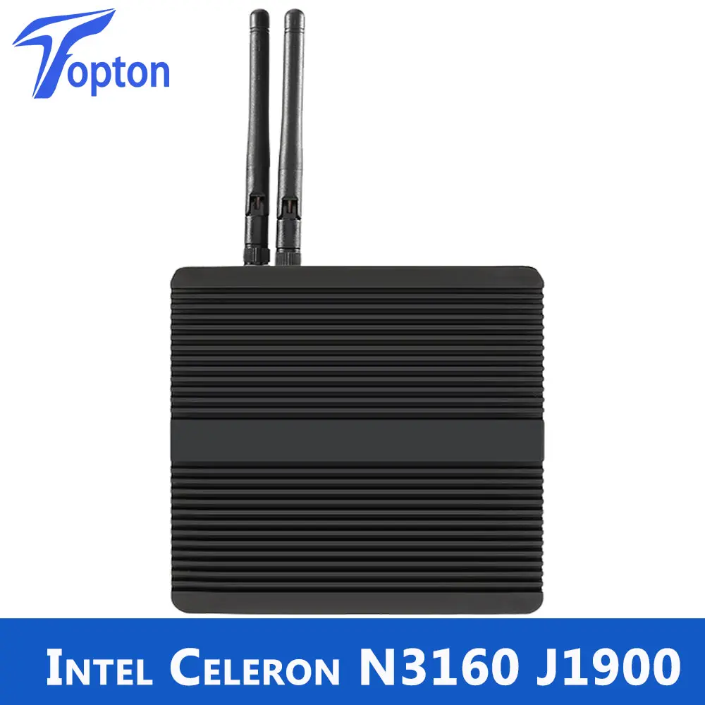 

Free Shipping Firewall AES-NI Fanless Mini PC Linux 3160 J1900 Quad Core 2*Lan Pfsense Router Security Computer 1*HDMI WiFi