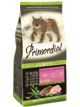 

Comida gato. PRIMORDIAL gato PUPPY Sin Cereales Pato y Pavo 2 kg.