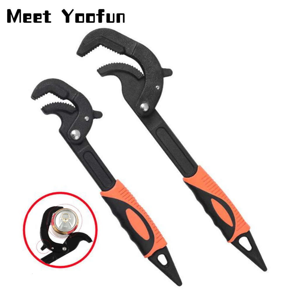 UniversalWrenchQuickPipeWrenchSelfAdjustingPipeWrenchSetwith