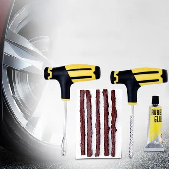 

Car Tire Repair Tool Tubeless Tire Repair Kit Auto Car Truck Motorcycle Bike Wheel Tire Puncture Plug Repair Kit Tools