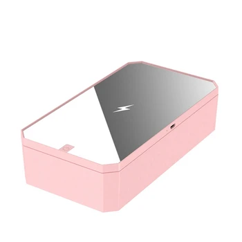 

UV Cell Phone Sanitizer Phone Wireless Charger Multi-Function Disinfection Box 3-in-1 Watches Mask Sterilizer Box