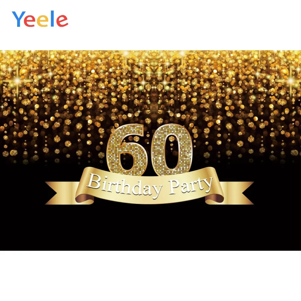 Yeele 30th-60th день рождения блестящие бриллианты фотографии фоны персонализированные фотографические фоны для фотостудии - Цвет: NWH06692