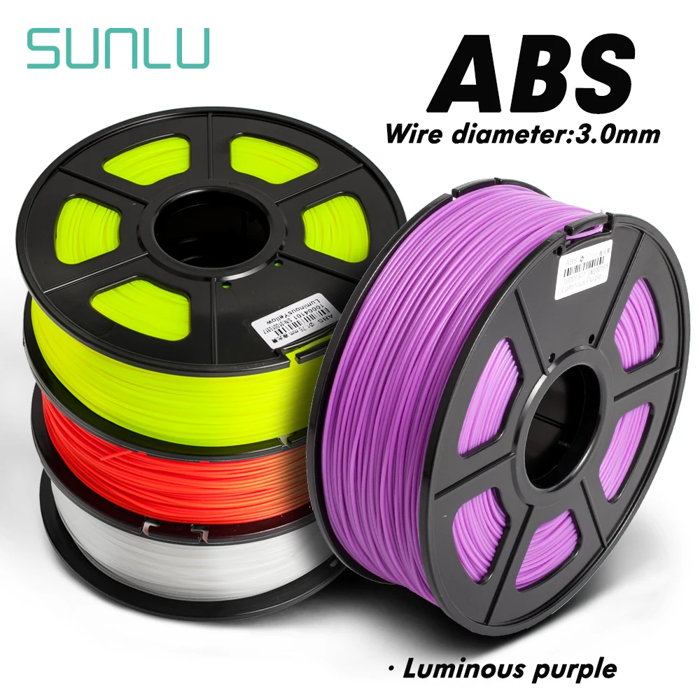 3,00 мм ABS Синтетическая нить для 3D-принтеры 1 кг/рулон 2.2lb с катушкой 26 цветов ABS 3d нити для взрослых "сделай сам" и создания упаковка коробки