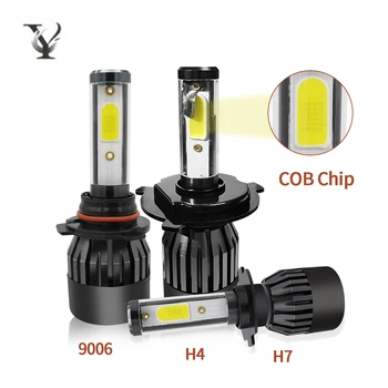 

2Pcs Mini H7 LED Car Headlamp H4 H11 H1 D2S 9005 H13 COB Hi-Lo Beam Auto Lamp Kit 60W 6000LM 6000K
