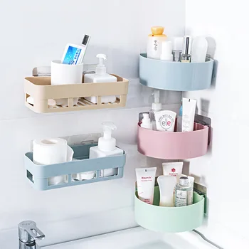 

Bathroom Kitchen Storage Shelf Kitchen Wall Hang Drain Bathroom Organizer Rectangle Semicircle Bathroom Organizer