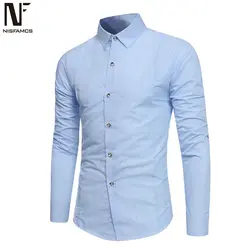Короткая Стильная мужская рубашка, однотонная, Азиатский Размер 3XL, тонкая блуза высокого качества, Мужская одежда, топы с отложным