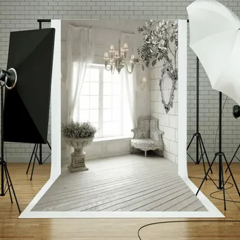 

New Photo Studio Window Brick Wall Studio Korean Newborn Baby Simple Style Children 3D Photography Background Cloth