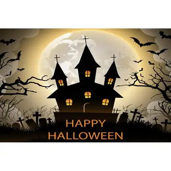 

Photo Studio Digital Photo Canvas Halloween Theme Photo Cloth Environmental Practical Photographic Background Cloth Popular