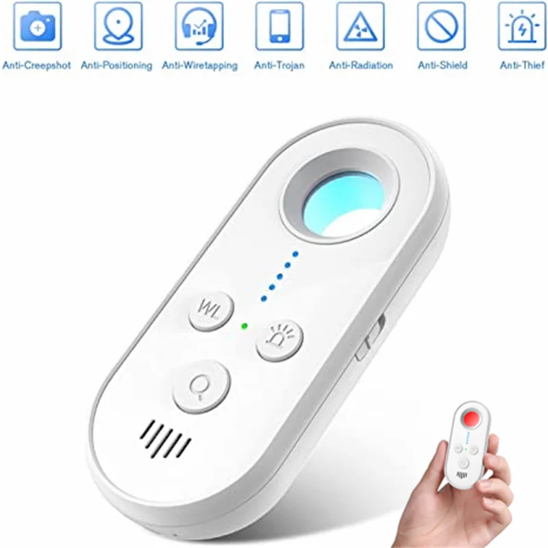 Portable Anti Spy Detector RF Signal Scanner Hotel Hidden Camera GPS Locator Tracker Wireless Mini Audio GSM Bug Finder |