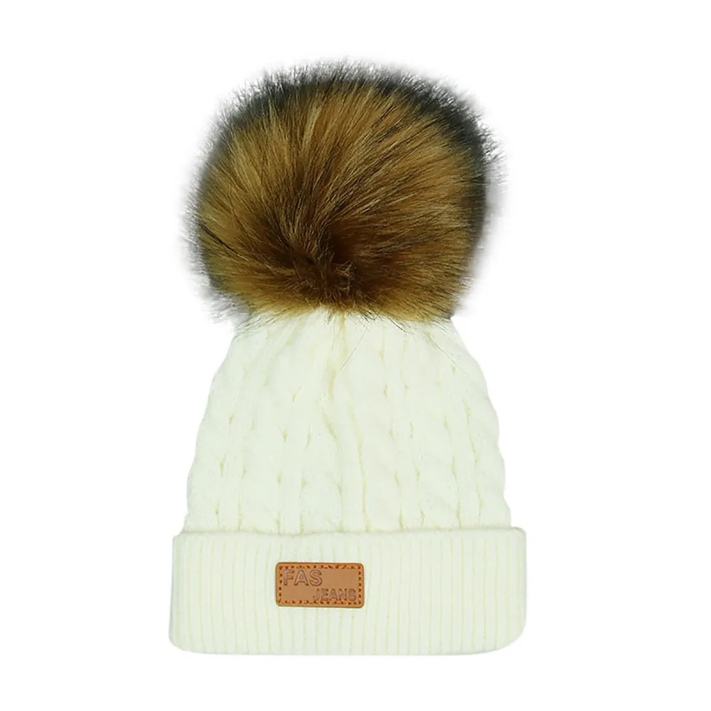 Cute Toddler Kids Girl Boy Baby Infant Winter Warm Crochet Knit Hat Beanie Cap Newborn Baby Cap for Boys Accessories