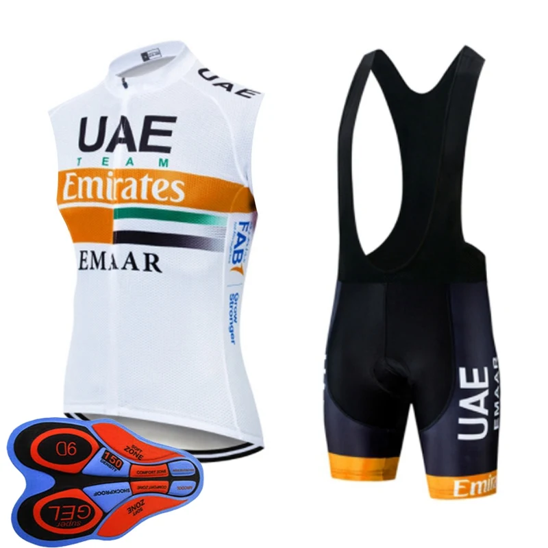 high quality team summer sleeveless bike jersey cycling clothing men quick dry bicycle shirt bib shorts suit sport uniform Y0926 - Цвет: 15