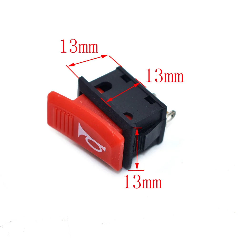 2 PCS Electric tricycle Motorcycle Switches Button plastic Horn Buttons Assembly - Image 6
