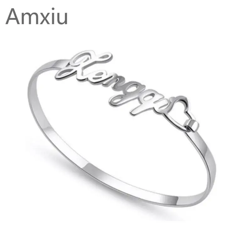 personalizado qualquer nome aberto pulseiras para o