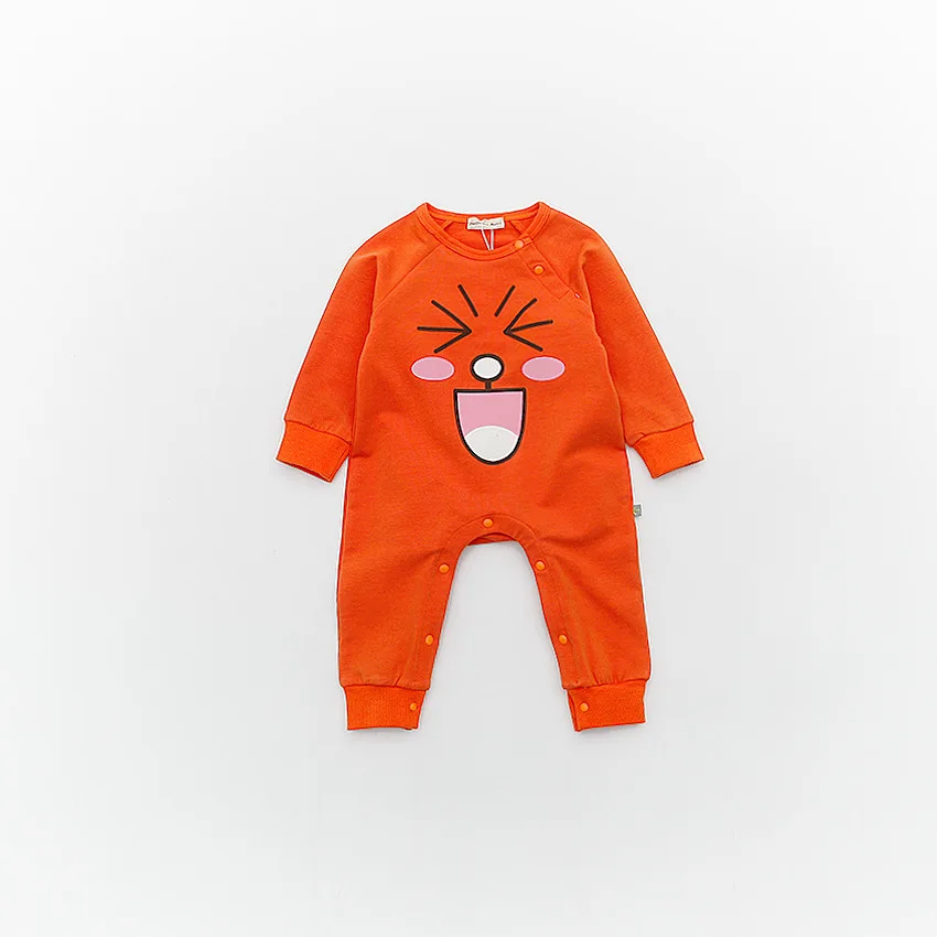 

Autumn Clothes for Babies Long Sleeve Crew Neck Newborns Onesie Men And Women Baby Pure Cotton Romper Crawling Clothes