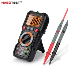 Hhabotest ht118a/c/d multímetro digital escala automática ncv hz ture rms ac/dc 6000 contagens testadores multimetro precisos altos profissionais