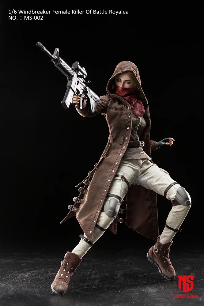 Модель 1/6 года, ветровка, Женская фигурка, модель MS-002, Подвижная кукла с коллекциями оружия