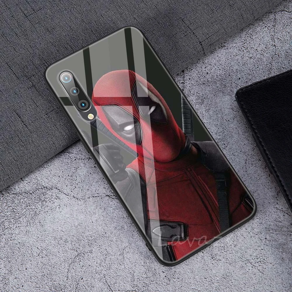 TG18 Мягкий чехол Marvel The Avengers Jorker Dead Pool из закаленного стекла для Xiaomi Redmi Note 5 6 7 Pro mi 8 Lite 9 A1 A2 F1 - Цвет: TG18