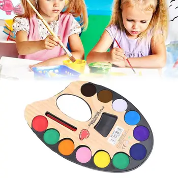 

2 Sets Of 12-color Watercolor Pressed Powder Solid Artist Painting Set Or Or High-quality Painting Enthusiast Paint Student Z1Y3