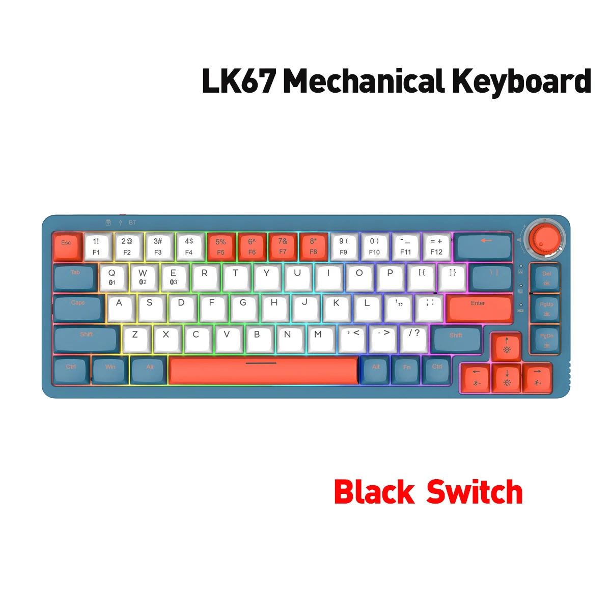 GamaKay LK67 Mechanical Keyboard Customized Kit Hot Swappable Wired/ Bluetooth-compatible/ 2.4GHz PCB Mounting Keyboard KitGamaKay LK67 Keyboard Customized KitGamaKay LK67 Customized Mechanical KeyboardGamaKay LK67 Keyboard Customized KitGamaKay LK67 Customized Mechanical Keyboard standard computer keyboard Keyboards