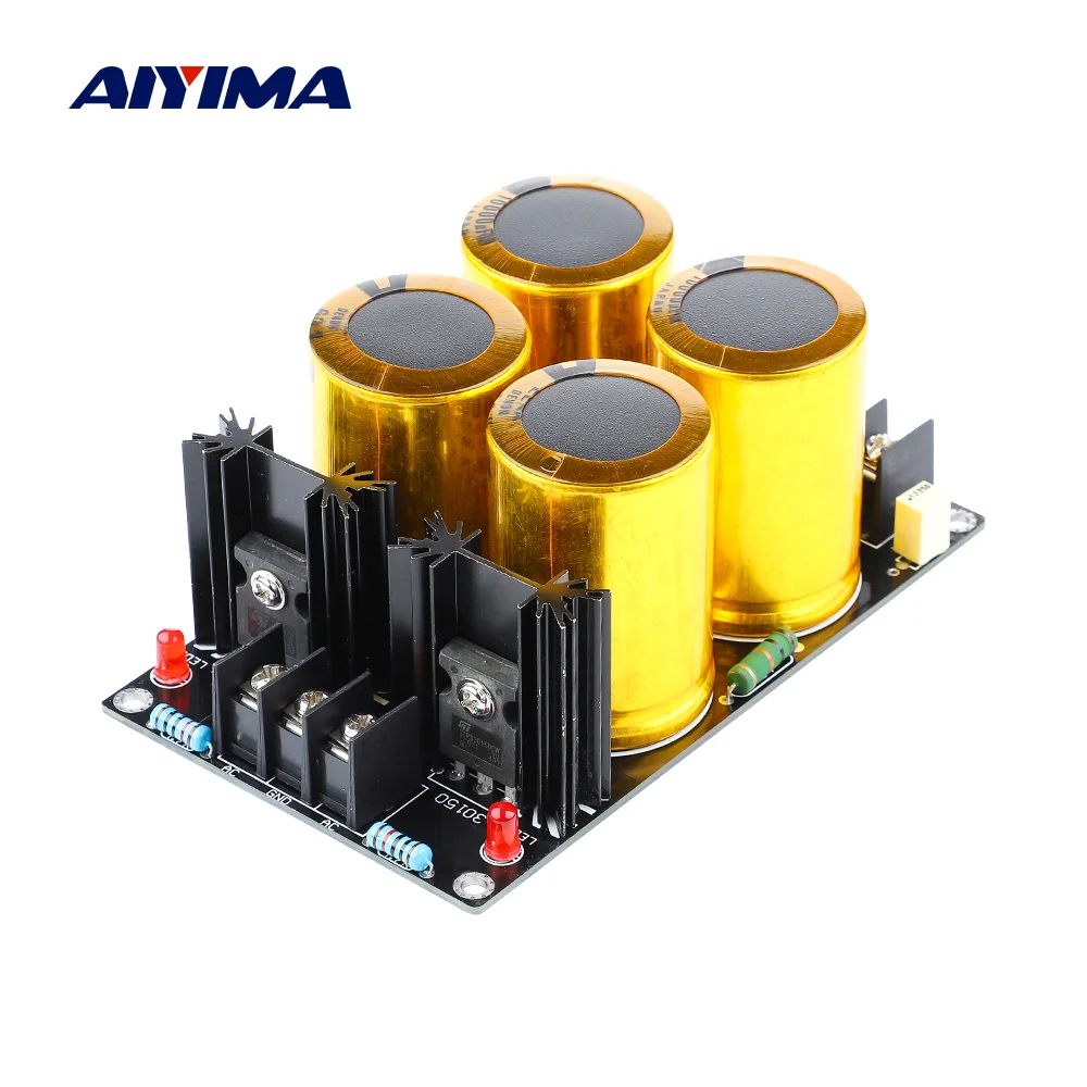 AIYIMA 120A Amplifier Power Supply Rectifier Filter Board 63V 10000UF
