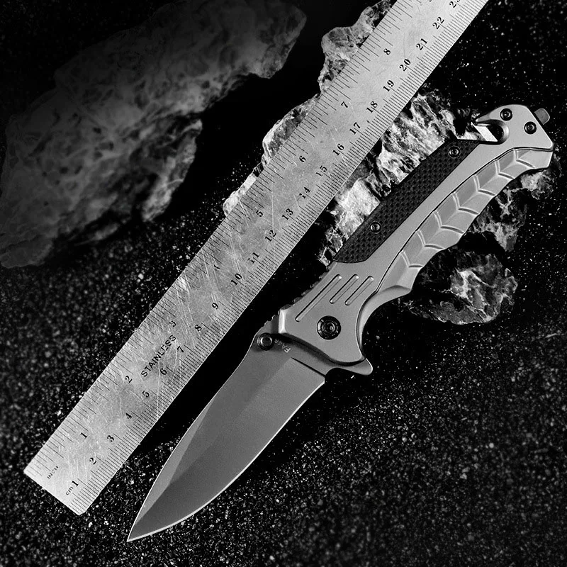 FA46 5cr15 Blade G10 Handle Folding knife quick open Survival Tactics Camping Hunting pocket dive knives Utility EDC Tool