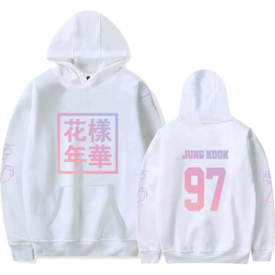 Love Young Forever унисекс толстовка с капюшоном для мальчиков Bangtan, женская одежда в стиле хип-хоп, одежда в черном, белом и сером цветах