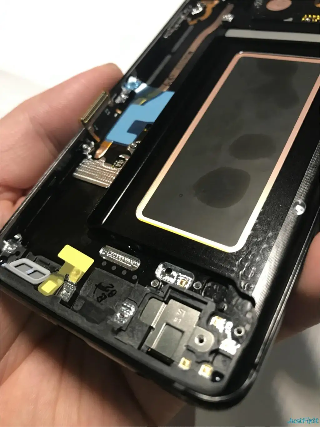 Замена с рамкой для samsung S9 plus G965 965F s9 g960 g960f сжигаемый теневой ЖК-дисплей дигитайзер сенсорный экран