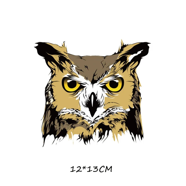 ZOTOONE Cartoon animal patch paste heat transfer vinyl owl elephant butterfly costume DIY micro chapter hot press patch sticker 772