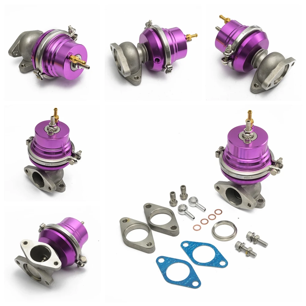 Фиолетовый Регулируемый 38 мм внешний турбо V-Band V Band wategate Turbocharge фланец EP-B006