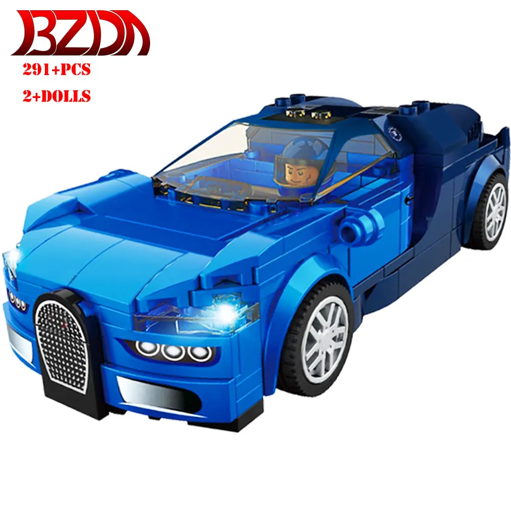 

BZDA 2020 New Technical Car Speed Champion Racing Building Blocks Toys Car Model Blocks Toys For Kids Christmas Gift Diy