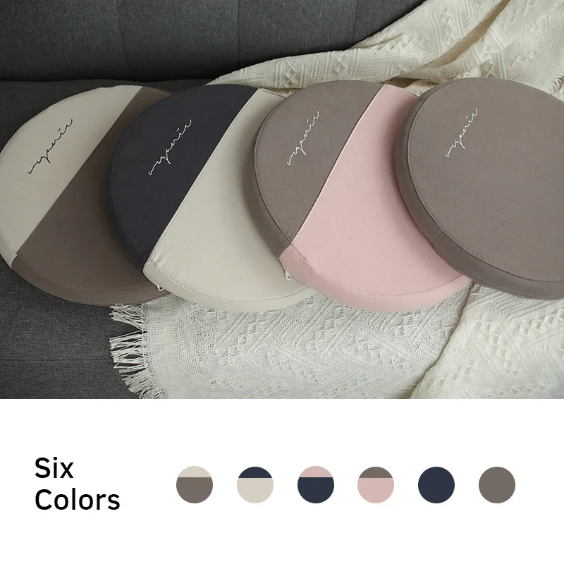 Memory Foam, хлопковая подушка для бедер, красивое сидение на бедрах, круглая домашняя офисная диванная подушка, оконная подушка, подушка для дивана, круглая подушка для татами, футон