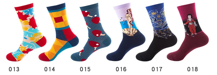 support socks for women Personality Design Men And Women Cotton Socks Casual Hip Hop Streetwear Fashion Trend Sea Shark lighthouse astronaut Print best socks for women