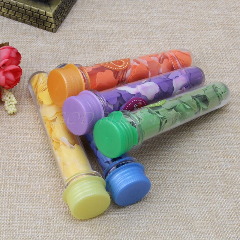 Portable Cute Scented Soap Bath Washing Flakes Tube Soap Petals For Travel Soaps