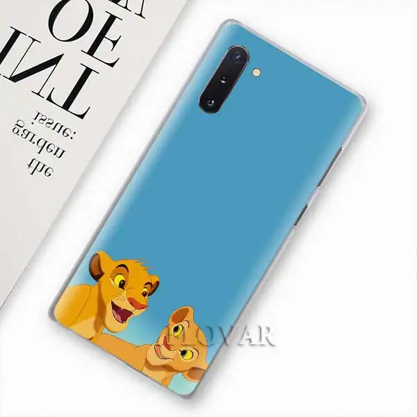 Чехлы для телефонов с изображением короля льва Simba для samsung Galaxy Note 10 S10 Plus 5G S10e A30 A40 A50 A60 A70 M40 жесткий чехол - Цвет: 004