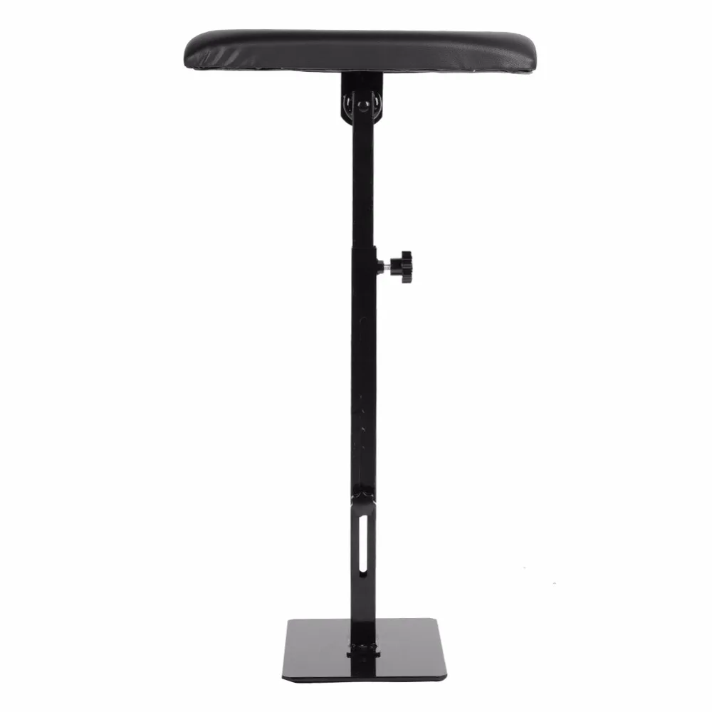 Height Adjustable Tattoo Armrest Stable Stand with PU Leather Pad Tattoo Arm Rest Bracket Hand Holder