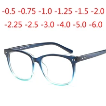Модные маленькие звезды кадр очки с линзы для близоруких, Для женщин Для мужчин ретро очки по рецепту-0,5-1,0-1,5-2,0-2,5-3,0-6,0