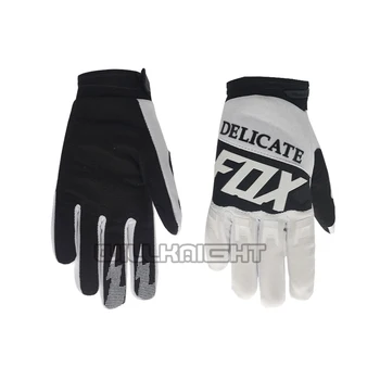 

New 2019 Delicate Fox Dirtpaw 360 Race Gloves MX Enduro Racing MTB DH Bicycle Riding White Gloves