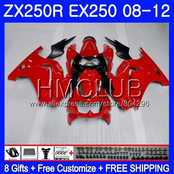 

Body For KAWASAKI NINJA EX250 ZX250R 2008 2009 2010 2011 2012 factory red 9JK.19 ZX 250R ZX-250R EX 250 08 09 10 11 12 Fairings