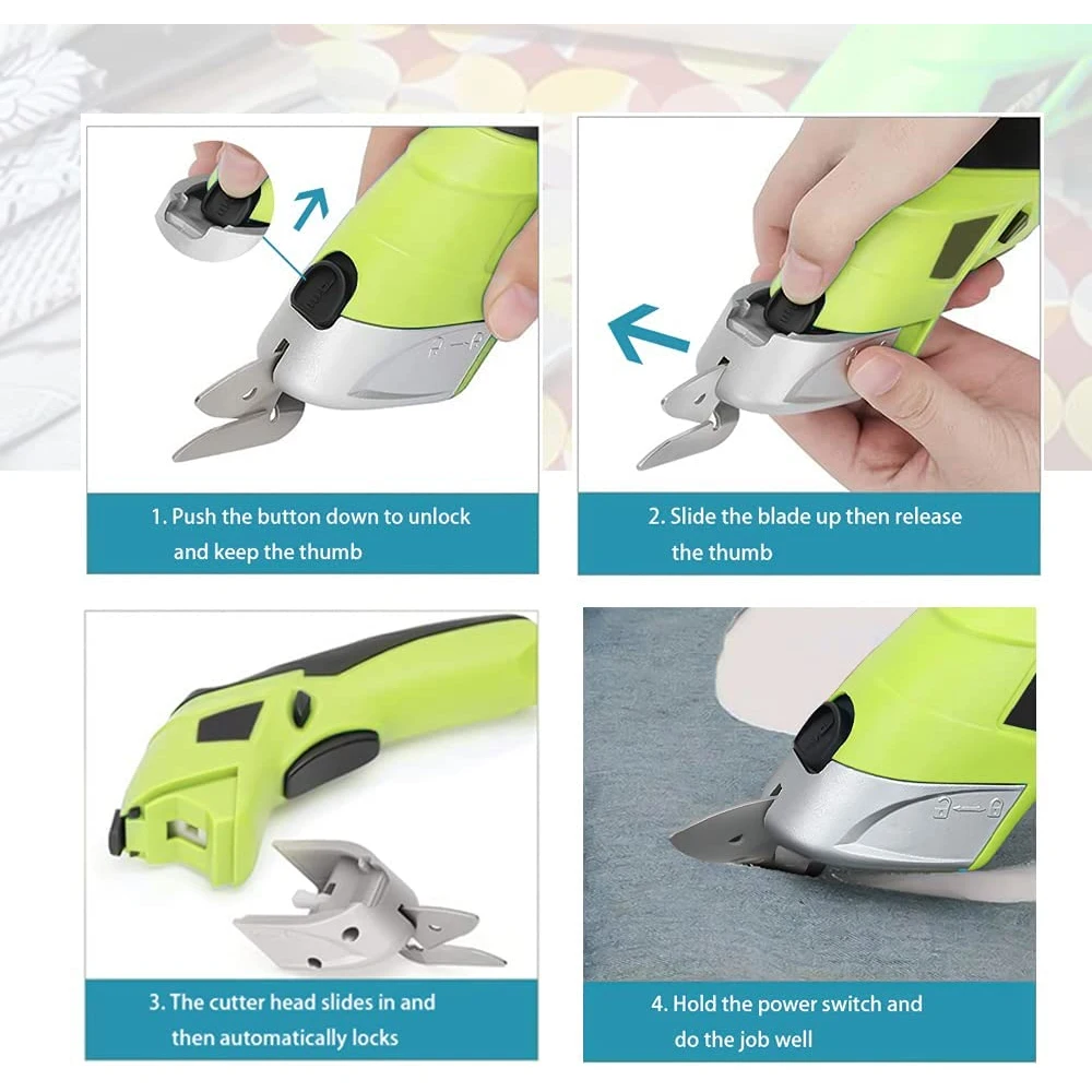 Box Cutter Rechargeable Handle Professional Cardboard Cutter Electric  Scissors Shear for Cutting Paper Cloth Scrapbooking Crafts - AliExpress