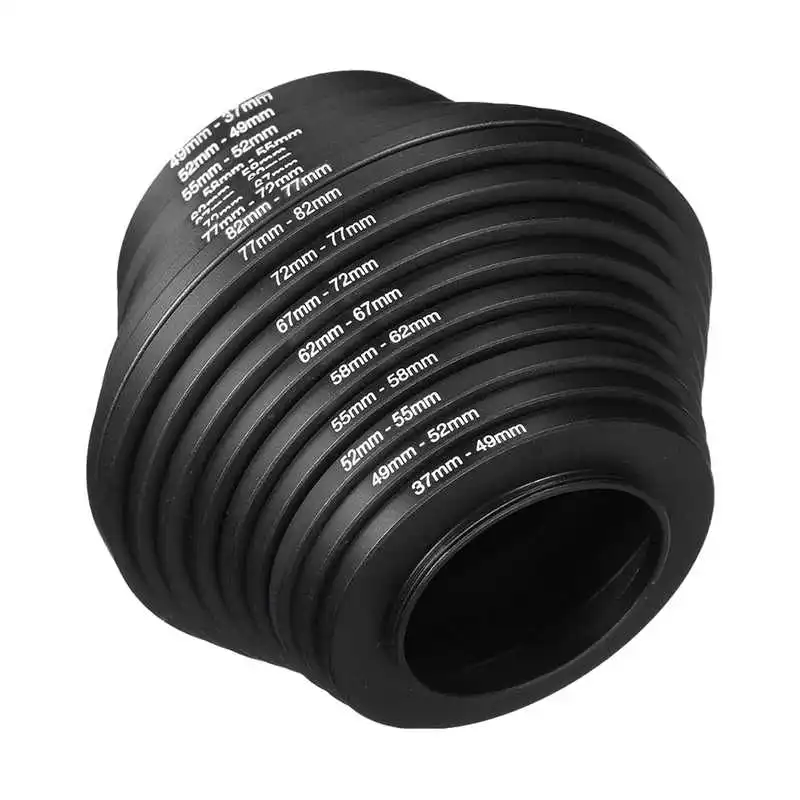 FFYY-18Pcs фильтр объектива Кольцо адаптер шаг вверх вниз 37-82 мм Набор для Canon Nikon камера