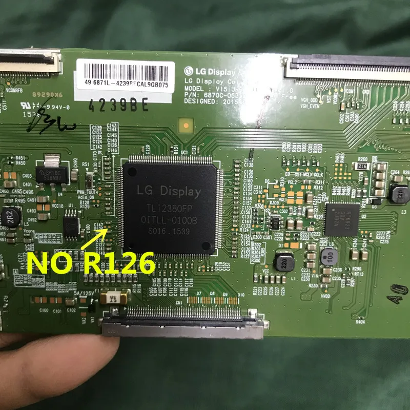 6870C-0535D(NO R126) Для LG V15 UHD TM120 Ver1.0 6870C-0535D/B логическая плата тест, Гарантированная работа - Цвет: 6870C-0535D(NO R126)
