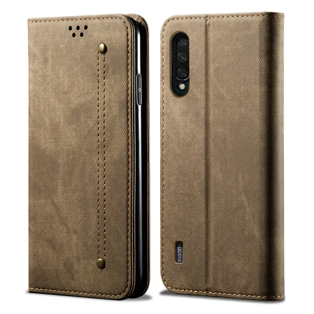 Для Xiaomi mi A3, роскошный чехол, кожаная ткань, твердый деним, флип-чехол для Xiaomi mi A3, чехол, Funda Xiaomi mi A 3 3A, кошелек, чехол, mi A3
