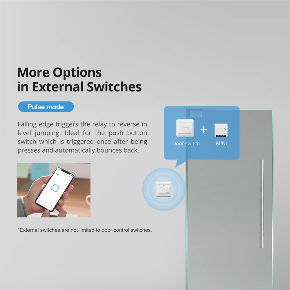 SONOFF MINIR2 Two-way DIY Smart Wifi Switch Support Alexa Google Home IFTTT