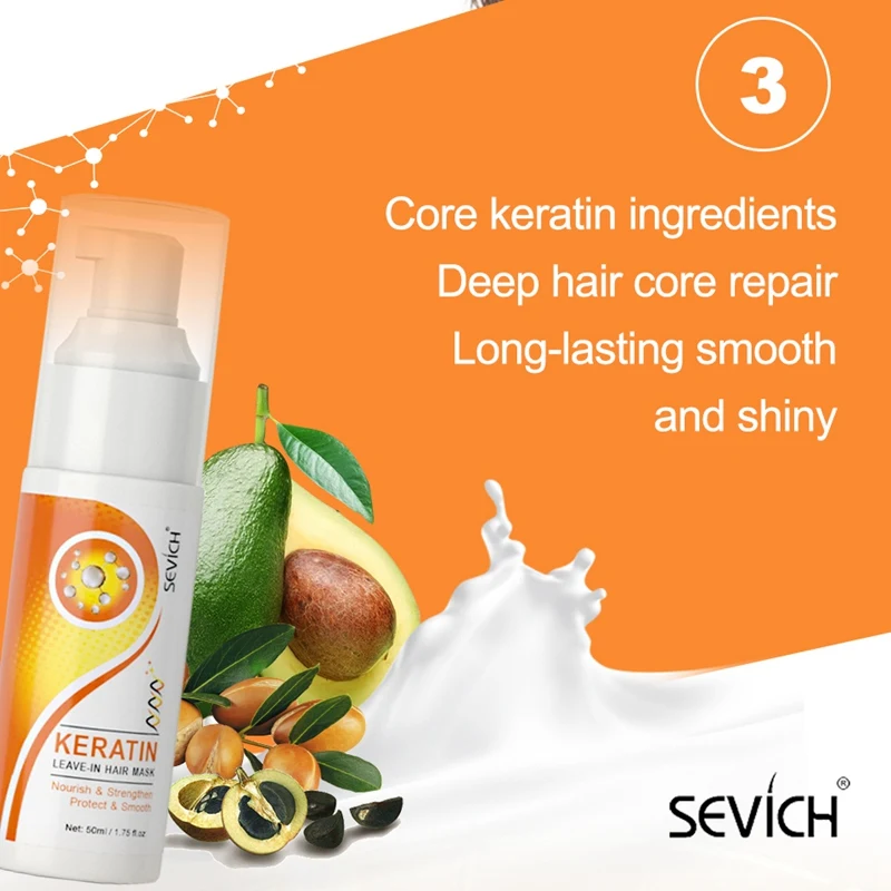 Sevich 50ml Long Lasting Smoothing Amino Acids Leavein Hair Mask